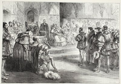 जेम्स ऐटकेन वायली (1808-1890), पब द्वारा प्रोटेस्ट ऑफ़ द स्पीयर्स, द हिस्ट्री ऑफ़ प्रोटेस्टेंटिज़्म से चित्रण, सैक्सनी रीडिंग ऑफ़ द प्रोटेस्ट। 1878 द्वारा अंग्रेजी स्कूल