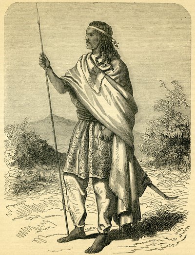 सम्राट थियोडोर II (c.1818-68) (उत्कीर्णन) द्वारा अंग्रेजी स्कूल