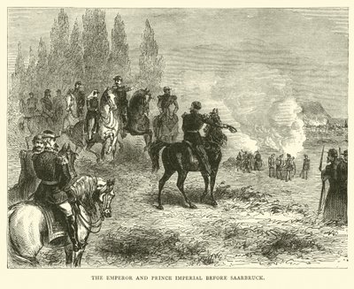 सारब्रुक से पहले सम्राट और राजकुमार इंपीरियल, अगस्त 1870 द्वारा अंग्रेजी स्कूल