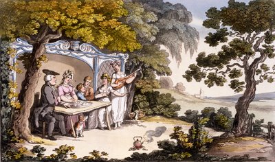 फेयर पेनीटेंट, एकरमन्स रिपोजिटरी ऑफ़ आर्ट्स 1817 (हाथ से रंगीन उत्कीर्णन) द्वारा अंग्रेजी स्कूल