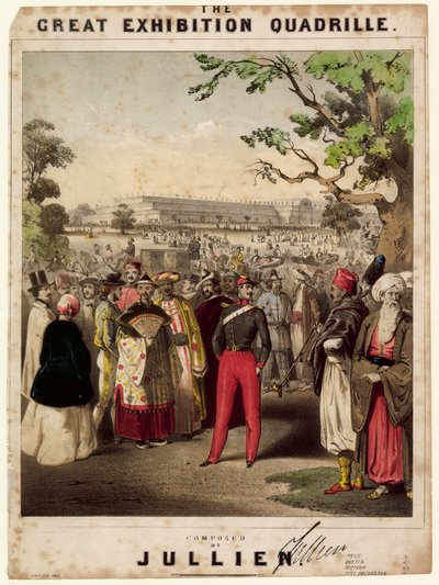 महान प्रदर्शनी क्वाड्रिल (1851) द्वारा अंग्रेजी स्कूल