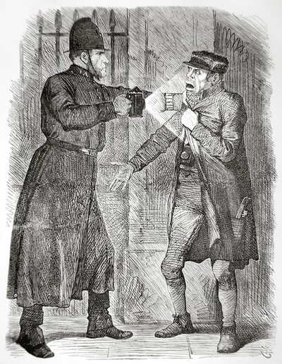 8 अप्रैल 1869 को पंच में प्रकाशित 'आदत अपराधी' इलाज (उत्कीर्णन) द्वारा अंग्रेजी स्कूल
