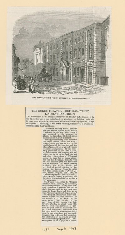 फ़ोटोग्राफ़ीज़ इन फील्ड्स थिएटर पुर्तगाल स्ट्रीट में द्वारा अंग्रेजी स्कूल