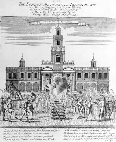 लंदन व्यापारी विजयी, 1733 द्वारा अंग्रेजी स्कूल