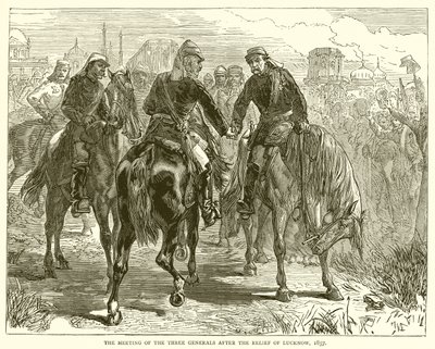 लखनऊ, 1857 की राहत के बाद तीन जनरलों की बैठक द्वारा अंग्रेजी स्कूल