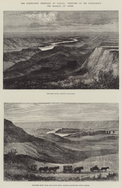 कनाडा के उत्तर-पश्चिम क्षेत्र (उत्कीर्णन) द्वारा अंग्रेजी स्कूल