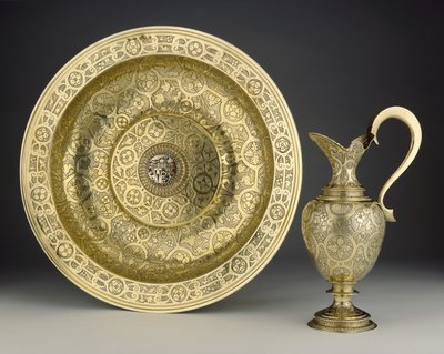 प्रॉक्टर बेसिन और प्रॉक्टर Ewer, 1592-93 द्वारा अंग्रेजी स्कूल