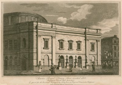 1812 में द रॉयल थिएटर, ड्रूरी लेन, लंदन में बनाया गया द्वारा अंग्रेजी स्कूल