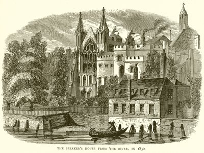 1830 में द रिवर हाउस द रिवर द्वारा अंग्रेजी स्कूल
