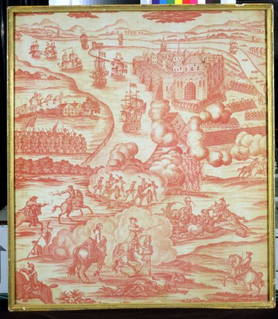 क्यूबेक के तूफान, c.1775 (कपास) द्वारा अंग्रेजी स्कूल
