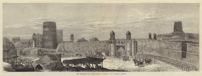 खिवा का समर्पण (उत्कीर्णन) द्वारा अंग्रेजी स्कूल