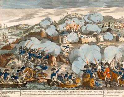  फरवरी 24, 1809 को फ्रेंच वेस्टइंडीज में मार्टीनिक के फ्रेंच द्वीप का ले जाना द्वारा अंग्रेजी स्कूल
