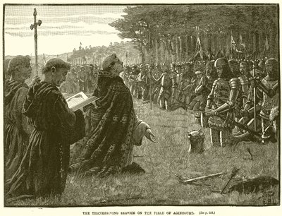 Agincourt के क्षेत्र पर धन्यवाद सेवा द्वारा अंग्रेजी स्कूल
