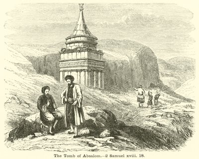 अबशालोम का मकबरा, 2 शमूएल, xviii, 18 द्वारा अंग्रेजी स्कूल