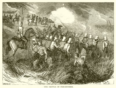 फिरोजशाह की लड़ाई (1845) द्वारा अंग्रेजी स्कूल