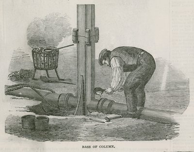 1851 की महान प्रदर्शनी के लिए लंदन के हाइड पार्क में इमारत द्वारा अंग्रेजी स्कूल