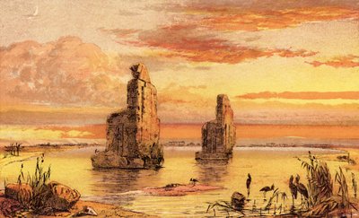 Thebes की विशाल प्रतिमाएँ द्वारा अंग्रेजी स्कूल