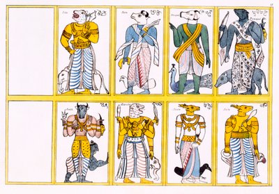 एडवर्ड उपम, 1829 द्वारा बौद्ध धर्म के इतिहास और सिद्धांत से अइमने, सूनियान और कैलो-कोमरे सहित शैतान द्वारा अंग्रेजी स्कूल
