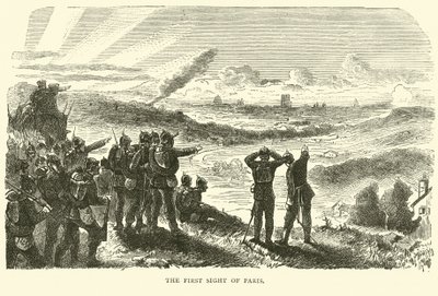 पेरिस की पहली दृष्टि, सितंबर 1870 द्वारा अंग्रेजी स्कूल