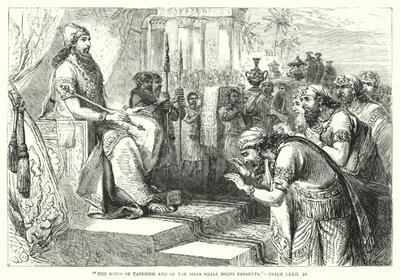 तर्शीश और द्वीपों के राजा भेंट लाएंगे, भजन संहिता LXXII द्वारा अंग्रेजी स्कूल