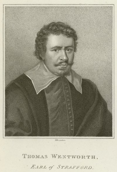 थॉमस वेंटवर्थ, अर्ल ऑफ स्ट्रैफोर्ड (उत्कीर्णन) द्वारा अंग्रेजी स्कूल