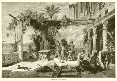 Capreae पर Tiberius द्वारा अंग्रेजी स्कूल