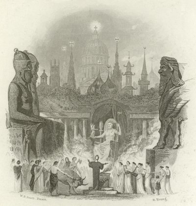 जेम्स गार्डनर द्वारा द फेथ्स ऑफ द वर्ल्ड का शीर्षक पृष्ठ द्वारा अंग्रेजी स्कूल