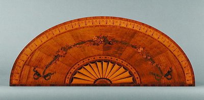 डेमी-लून टेबल का शीर्ष, c.1775 (जड़ित हरवुड और साटनवुड) (222396 भी देखें) द्वारा अंग्रेजी स्कूल