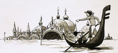 वेनिस में बाढ़ आ गई द्वारा अंग्रेजी स्कूल