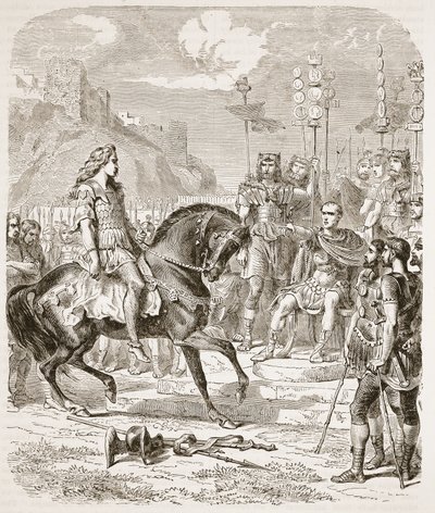 सीज़र से पहले Vercingetorix द्वारा अंग्रेजी स्कूल
