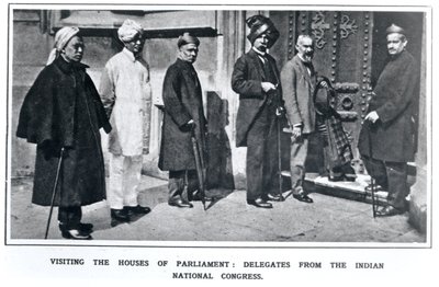 संसद के सदनों का दौरा: भारतीय राष्ट्रीय कांग्रेस, 1919 से प्रतिनिधि द्वारा अंग्रेजी स्कूल