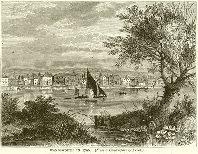 1790 में वैंड्सवर्थ द्वारा अंग्रेजी स्कूल