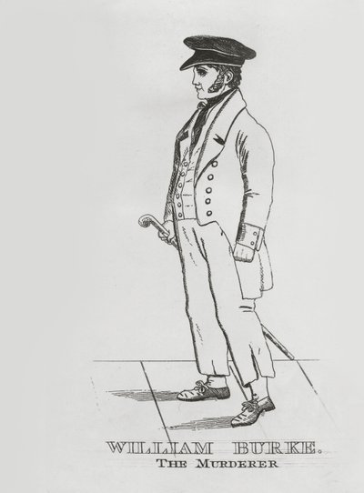 विलियम बर्क, c.1829 (नक़्क़ाशी) द्वारा अंग्रेजी स्कूल