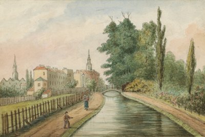 विलियम वॉक, कैनोन्बरी, 1840 (कागज पर wc) द्वारा अंग्रेजी स्कूल
