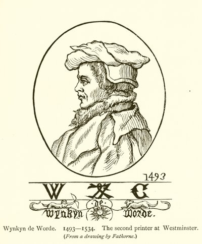 Wynkyn de Worde, वेस्टमिंस्टर का दूसरा प्रिंटर द्वारा अंग्रेजी स्कूल