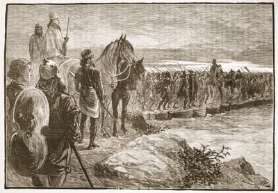 Xerxes ने Hellespont को पार किया द्वारा अंग्रेजी स्कूल