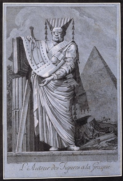 द आर्किटेक्ट इन द ग्रीक स्टाइल, 1771 द्वारा एनेमॉन्ड अलेक्जेंड्रे पेटिटोट