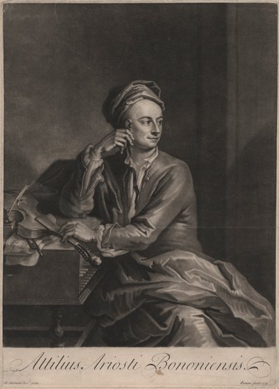 Attilus Ariosti बोलोग्ना जॉन साइमन द्वारा उत्कीर्ण (1675-1751), 1719 (उत्कीर्णन) द्वारा हनोक सीमेन