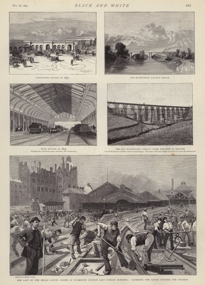 ग्रेट वेस्टर्न रेलवे (GWR) (लिथो) द्वारा एनोच वार्ड