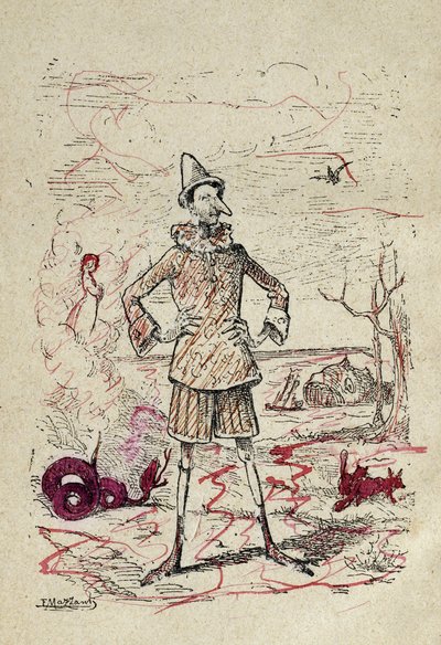 पिनोचियो, 1883 द्वारा एनरिको माजांती