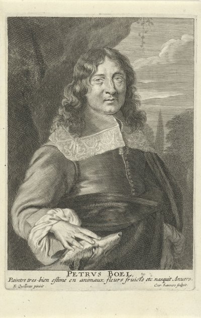 पीटर बोएल, कॉनरैड लाउवर्स द्वारा उत्कीर्ण, c.1649-62 (उत्कीर्णन) द्वारा इरास्मस (बाद) क्वेलिनस