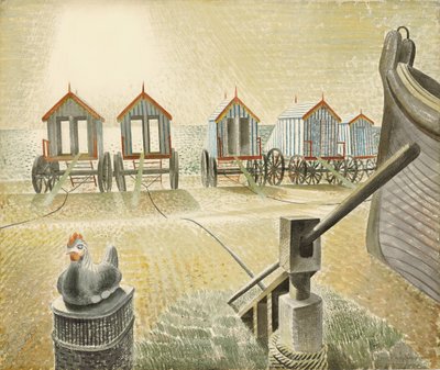 एल्डेबुर्ग स्नान मशीनें, 1938 द्वारा Eric Ravilious