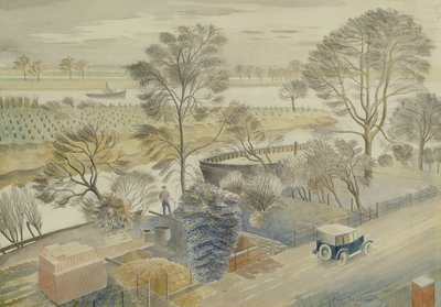 हैमरस्मिथ में टेम्स नदी द्वारा Eric Ravilious