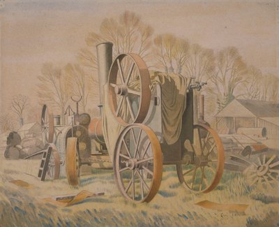 द ट्रेक्टर, 1933 द्वारा एरिक Ravilious