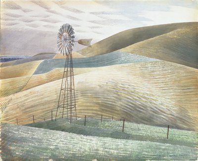 विंडमिल, 1934 द्वारा एरिक Ravilious