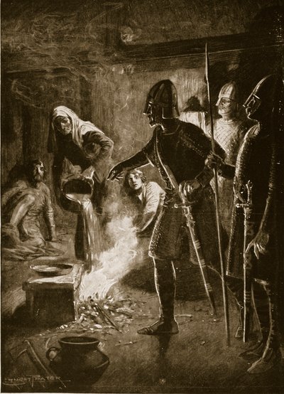 कर्फ्यू, &39;हचिन्सन की कहानी ब्रिटिश राष्ट्र की कहानी&39;, c.1920 द्वारा अर्नेस्ट प्रेटर