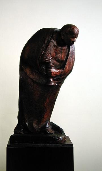 लोनर, 1911 (लकड़ी) द्वारा Ernst Barlach