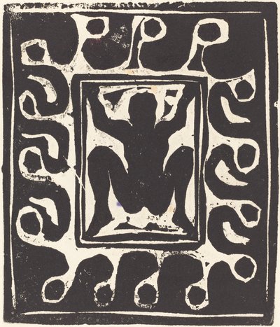 न्यूड डांसर, 1906। द्वारा अर्नस्ट लुडविग किरचनर