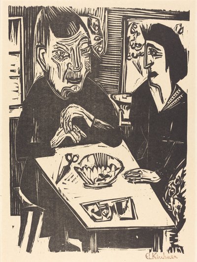 ओल्ड एंड यंग वुमन ओल्ड एंड यंग वुमन, 1921। द्वारा अर्नस्ट लुडविग किरचनर