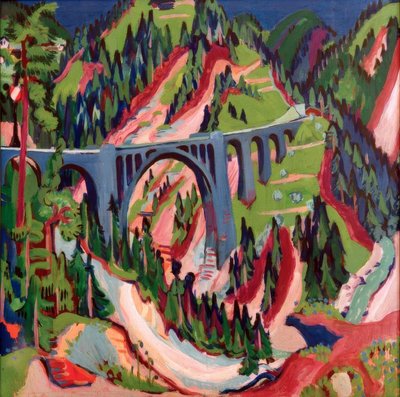 मीडोज पर पुल द्वारा Ernst Ludwig Kirchner
